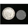 Image 2 : Lot of 2 Netherlands Silver Coins