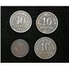 Image 1 : Lot of 4 German WWI Era Coins