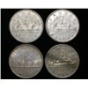 Image 1 : Lot of 4 Canada Silver Dollars