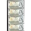 Image 1 : Lot of 4 1973 Bank of Canada $1 notes ***