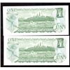 Image 2 : Lot of 2 Bank of Canada $1 notes**