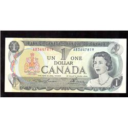 1973 Canada $1 note Lawson-Bouey