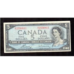 1954 Bank of Canada $5 note