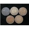 Image 1 : 1896, 1906, 1912, 1913 & 1914 Canada Large Cent