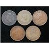 Image 2 : 1896, 1906, 1912, 1913 & 1914 Canada Large Cent