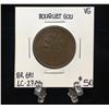 Image 1 : Pre-Confederation Montreal Token Bouquet Sou, VG