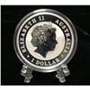 Image 2 : 2014 1oz Australia Kookaburra Silver BU Coin