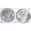 Image 2 : 1885-O MORGAN & 1923 PEACE DOLLARS CH BU