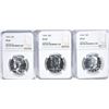 Image 1 : 3-1964 KENNEDY HALF DOLLARS, NGC PF-67