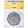 Image 1 : 1864 SEATED LIBERTY DOLLAR ANACS AU 53