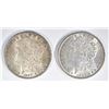 Image 1 : 1885 & 1889 MORGAN DOLLARS  CH BU