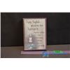 Image 2 : 2 Vintage Books, LED Candle Wall Hanging, Mig-25 Model Airplane Kit, Vintage Polish Floral Linen