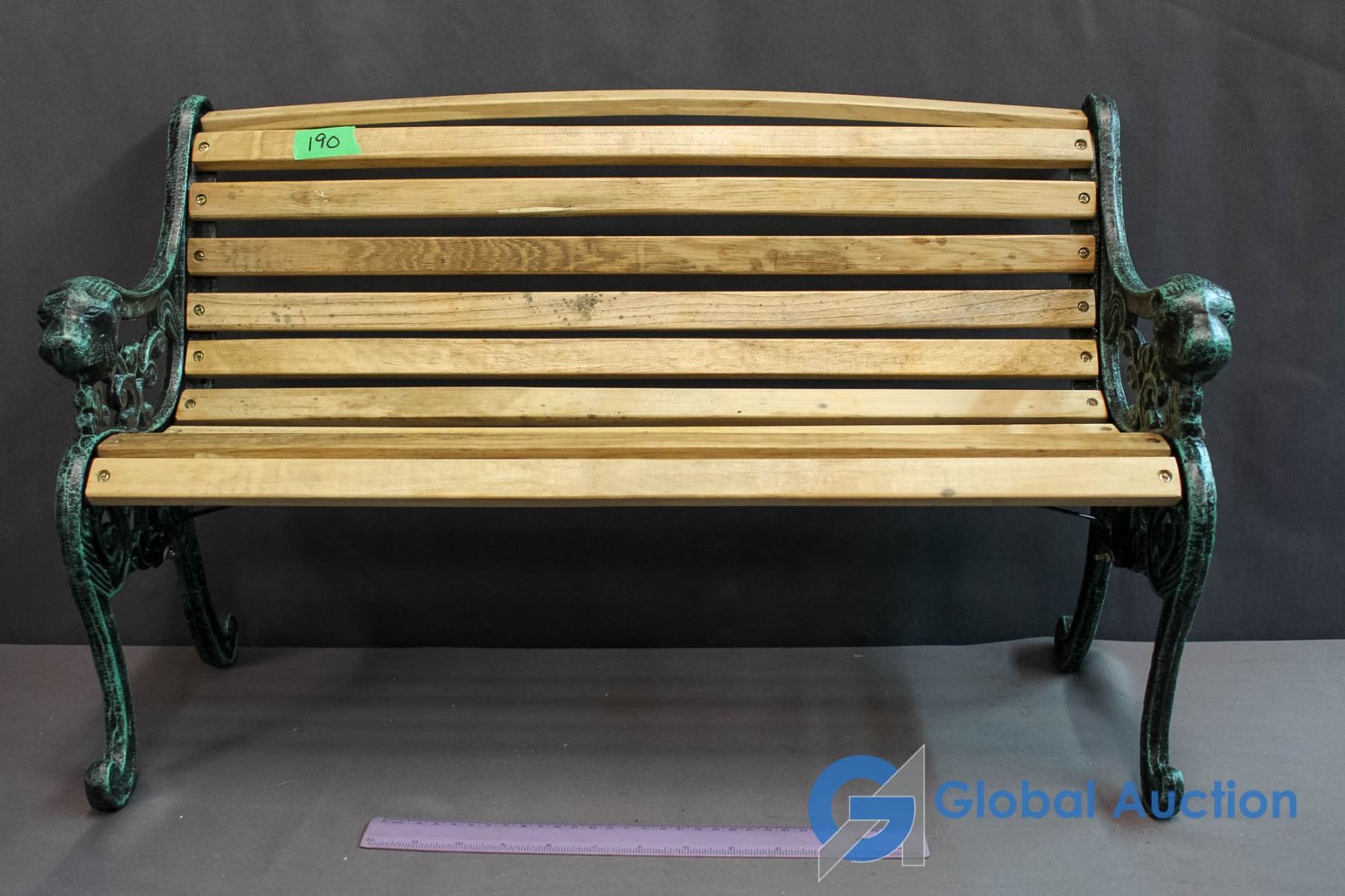 Childs Wood & Cast Iron Garden Bench