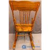 Image 7 : Antique Wooden Rocking Chair