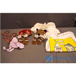 Lot of 2 Advertising T-shirts, Dog Accessories, Etc