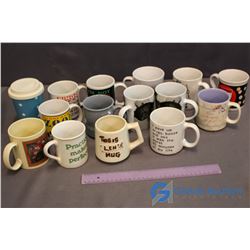 Lot of 15 Assorted Coffe Mugs