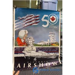 Lot of Air Show Posters (3) - Victoria, Moose Jaw, Ottawa