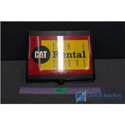 CAT Rental Store sign - 11" by 8"
