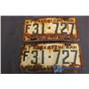 Image 10 : Lot of 15 License Plates - SK 1930's, 1940's, 1950's, 1960,s BC, etc
