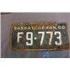 Image 12 : Lot of 15 License Plates - SK 1930's, 1940's, 1950's, 1960,s BC, etc