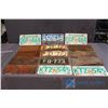 Image 1 : Lot of 15 License Plates - SK 1930's, 1940's, 1950's, 1960,s BC, etc
