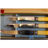 Image 5 : GH Cutlery Fruit Knife Set in Box & 3 Pcs Vintage Carving Set in Case