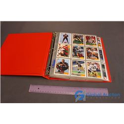 Binder Full of Football Cards