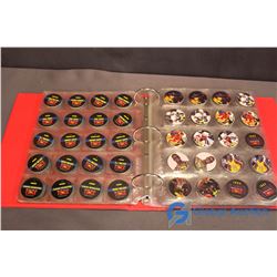 Binder of Sports Related Pogs