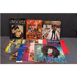 Lot of Vintage Entertainment Related (Books, Records)