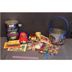 Misc Children's Toys, NIB Toothbrushes, Tins