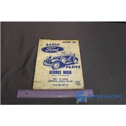 Early Ford Parts Catologue