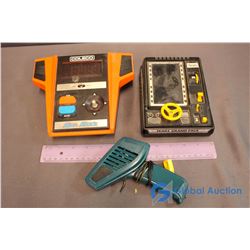 Vintage Handheld Coleco Alien Attack & Sears Grande Prix Racing Game