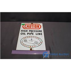 Metal Producers Pipeline High Pressure Sign