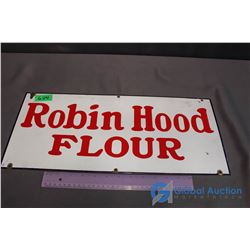 Porcelain Robin Hood Flour Sign