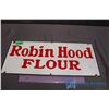 Image 1 : Porcelain Robin Hood Flour Sign