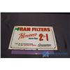 Image 1 : Metal Fram Filters Sign
