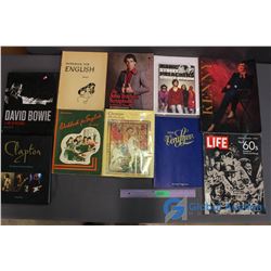 Lot of Entertainment Books & Magazines - John Travolta, Kenny Rogers, David Bowie, Eric Clapton