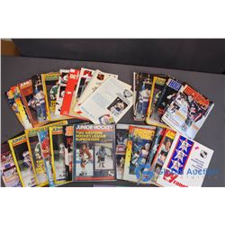 Large Lot of 80's/90's Hockey & Junior Hockey Related Magazines