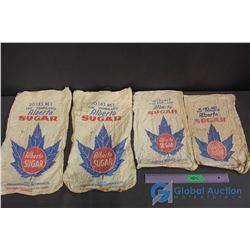 (2) 20lbs & (2) 10lbs Alberta Sugar Sacks
