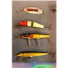 Image 2 : Lot of 6 Fishing Lures - 1 Wooden