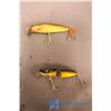 Image 3 : Lot of 6 Fishing Lures - 1 Wooden