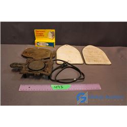 Lot of Trivets & Ironing Related - Vintage Electric Trivet, Colman Trivet, Etc