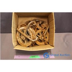 Vintage Cast Metal Chain Hoist