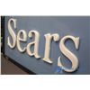 Image 3 : Large Framed Sears Plastic Sign - 66" long by 36" high