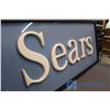 Image 4 : Large Framed Sears Plastic Sign - 66" long by 36" high