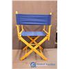 Image 3 : Wooden/Fabric Folding Directors Chair