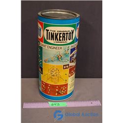 Original Tinker Toy Set with Can