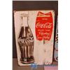 Image 2 : Reproduction Tin Signs - (2) Coca Cola, Winner's Garage