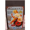 Image 3 : Reproduction Tin Signs - (2) Coca Cola, Winner's Garage