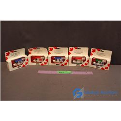 Lot of 5 Collector Trucks - Manitoba, Quebec, NWT, Yukon, PEI